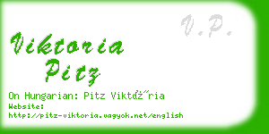 viktoria pitz business card